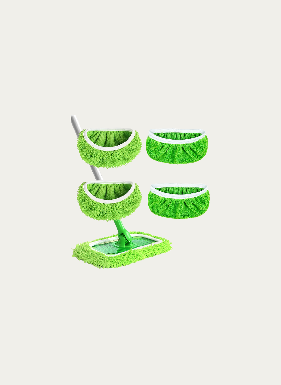 Reusable Microfiber Mop Pads Washable Wet Pads