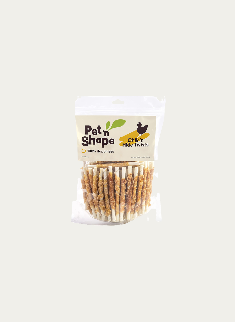 Pet 'n Shape Hide Twists – Chicken